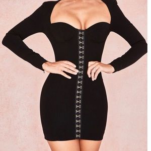 House of CB London Lala corset bodice dress sz XS